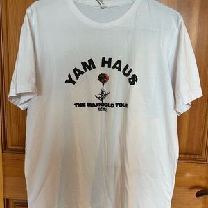EUC Yam Haus 2021 Marigold Tour tshirt